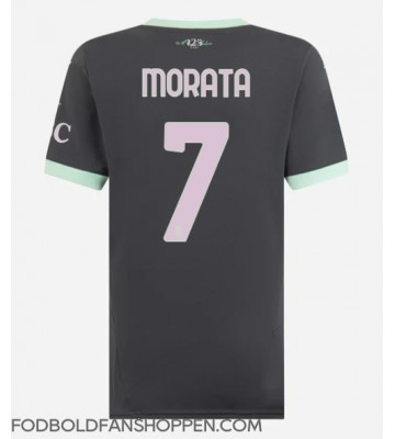 AC Milan Alvaro Morata #7 Tredjetrøje Dame 2024-25 Kortærmet